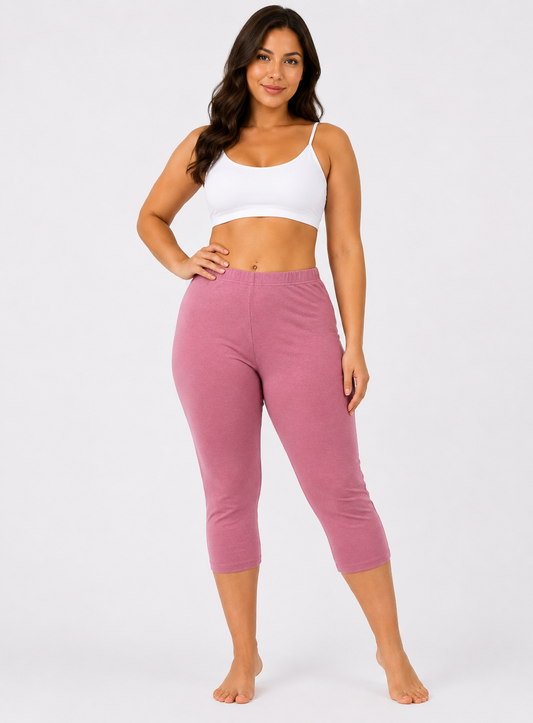 Lamé Capri Pants